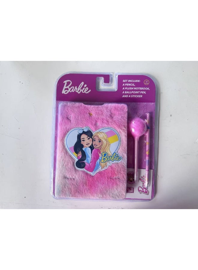 Barbie Plush Journal Gift Set - Image 1