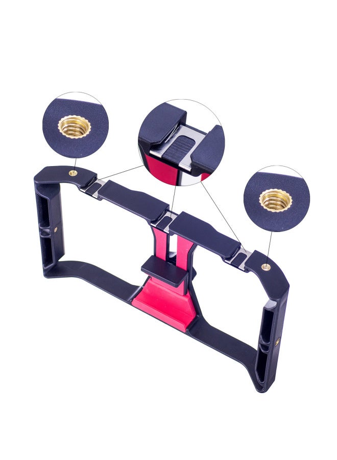 k6 Mobile Phone Rabbit Cage Stabilizer Mobile Phone Frame Handheld Shooting Short Video Recording Anti-shake Handheld Mobile Phone Bracket - Image 1