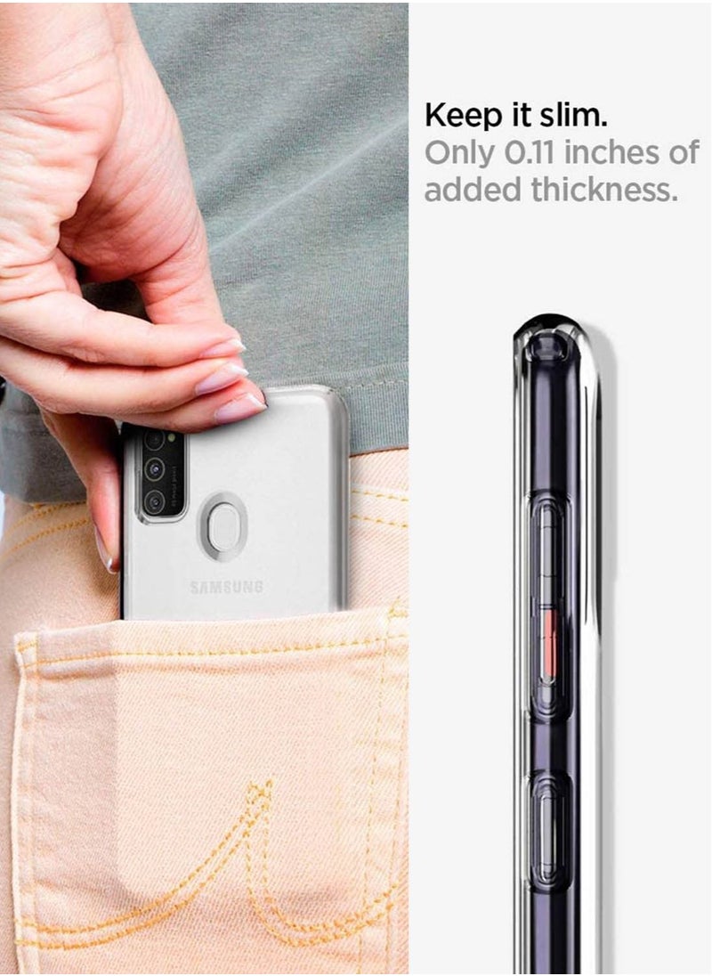 Spigen - Liquid Crystal Case Cover for Samsung Galaxy M30s - Crystal Clear - Image 1