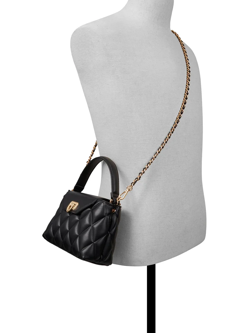 ALDO Flap over quilted top handle shoulder bag