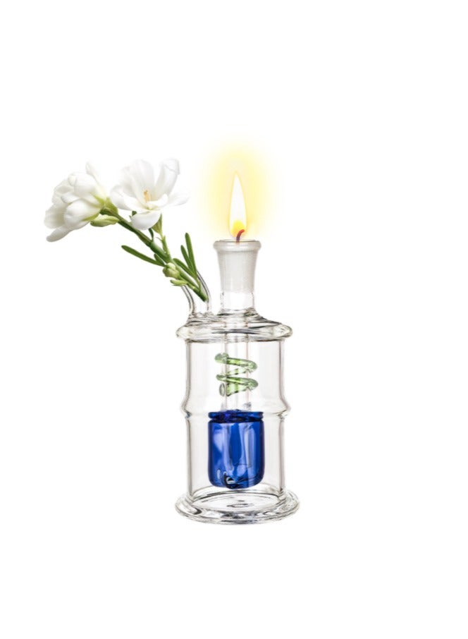 Mini Glass Home Decorative Heat Resistant Oil Lamp Vase for Long lasting Use - Image 2