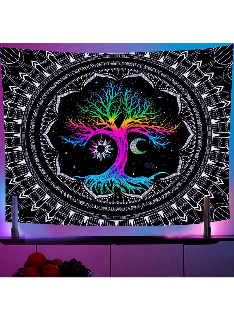 Y&D Wall Purple Light Decorative Cloth Hanging Cloth Tapestries Room Background Cloth Tapestries Wall Hanging-LS-FGD0495*73cm - Image 1