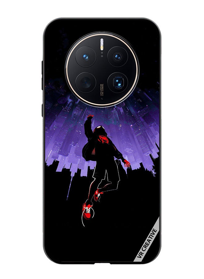 VR CREATIVE Protective Case Cover For Huawei Mate 50 Pro Spiderman In Space Design Multicolour - Image 1