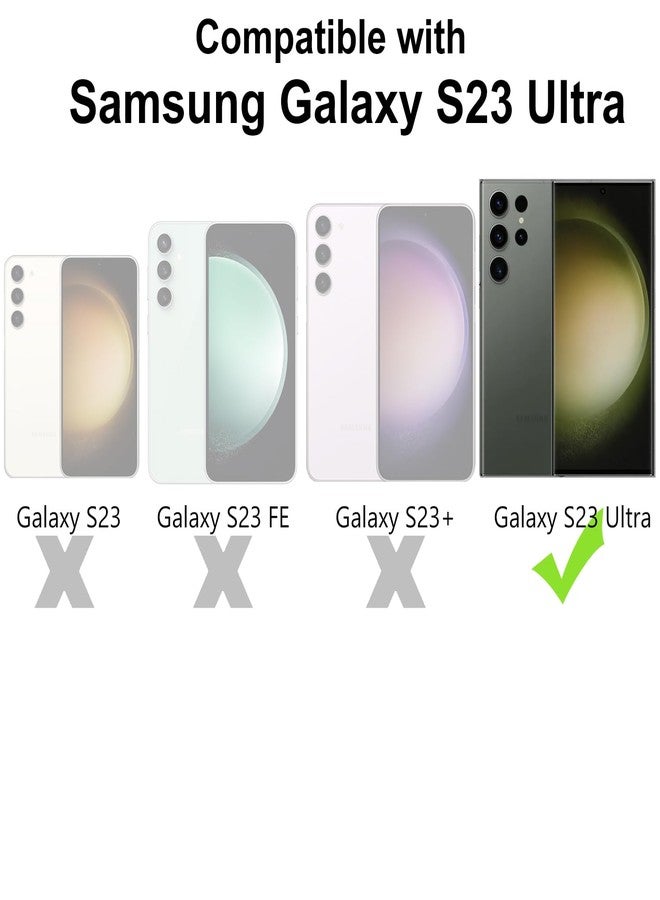 TENOC Phone Case Compatible with Samsung Galaxy S23 Ultra 5G 6.8-Inch, Crystal Clear Ultra Slim Cases Soft TPU Bumper Protective Cover - Image 2