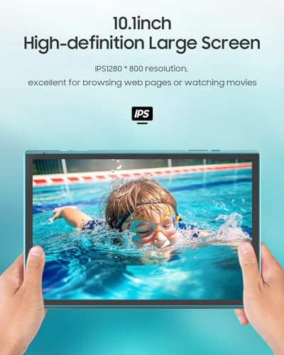 ZZB 2 in 1 Tablet with Keyboard Case Mouse Stylus, 10 inch Tablet Android 15 Tablets PC, 8GB RAM+32GB ROM Support 1TB Expandable, 6000mAh Battery IPS 10.1" Tab 2MP+8MP Dual Camera WiFi-6 Bluetooth Tableta - Image 4