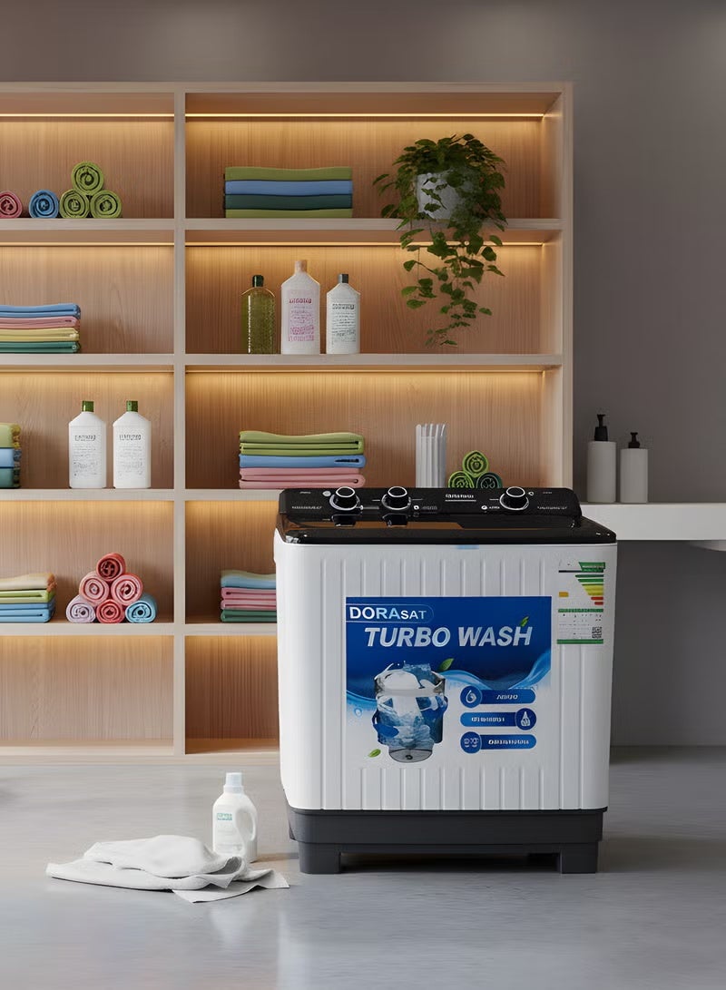 Dora Sat Twin-Tub Washing Machine – 7 kg - Image 5