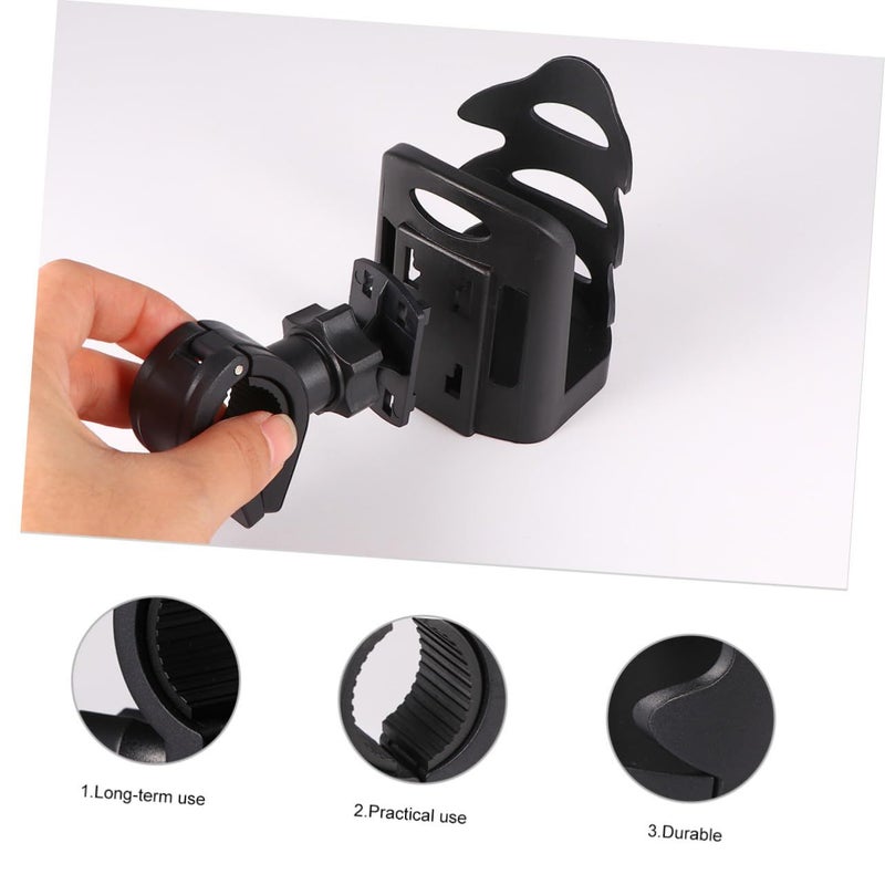 Adjustable Lightweight Bike Water Bottle Cage Black for Cycling Travel - Image 5