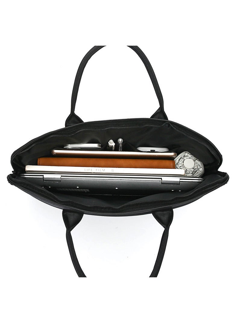 Men's business handbag Waterproof Oxford cloth zipper briefcase file bag  - Image 3