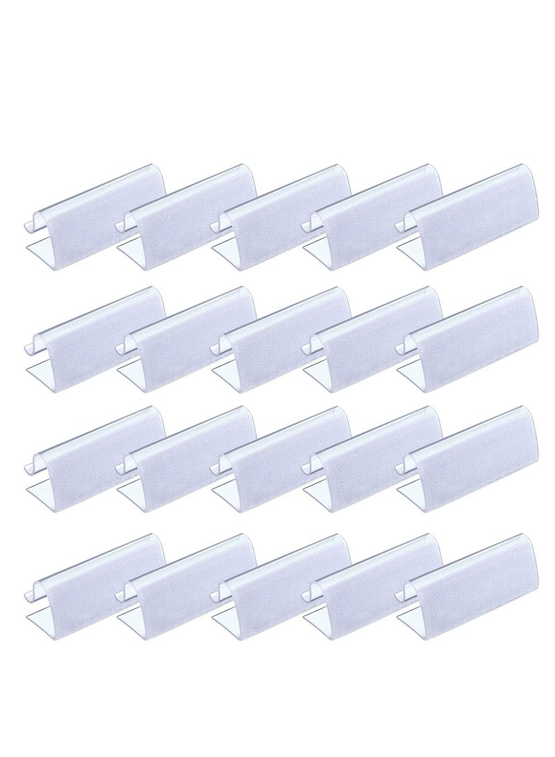 Table Skirting Clips Transparent Windproof Table Cover Holder Clamps Clear Table Edge Clips for Wedding Home Meeting Party Picnic Patio Banquet Indoor Outdoor Events  - Image 1