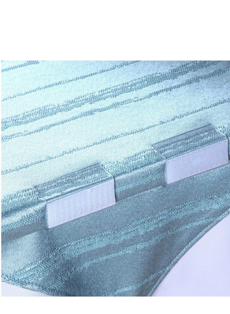 Table Skirting Clips Transparent Windproof Table Cover Holder Clamps Clear Table Edge Clips for Wedding Home Meeting Party Picnic Patio Banquet Indoor Outdoor Events  - Image 2