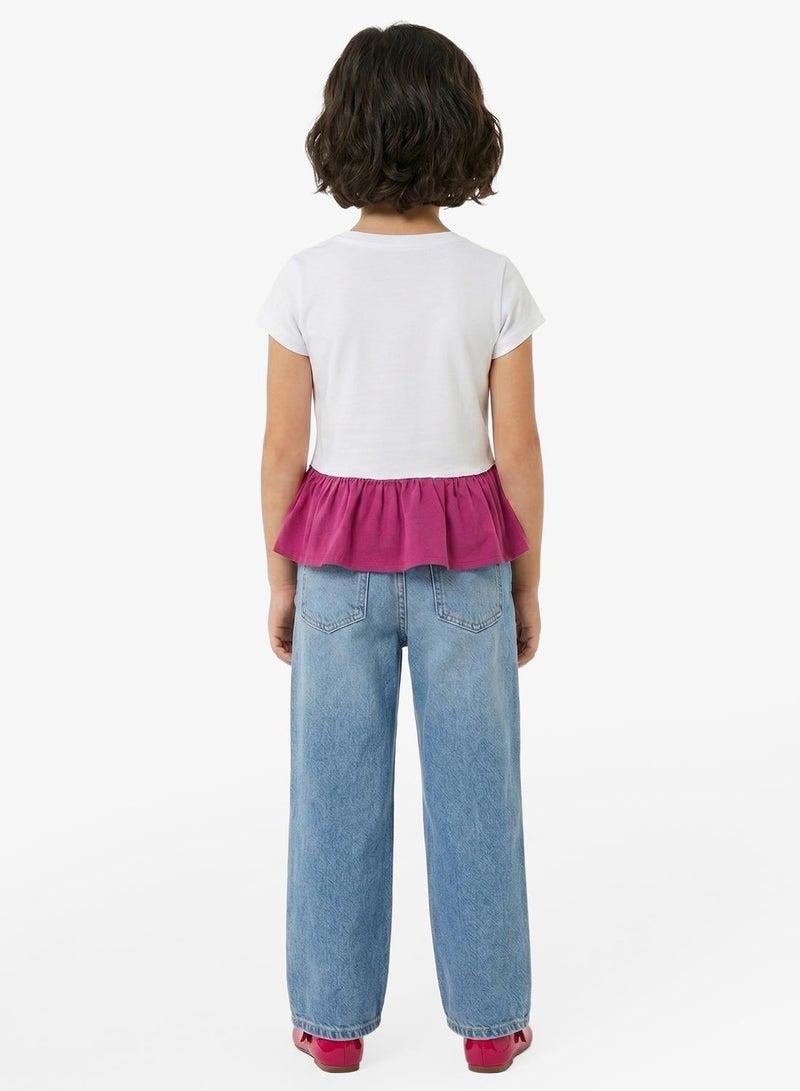 GUESS Infant Graphic Crew Neck T-Shirt - Image 2