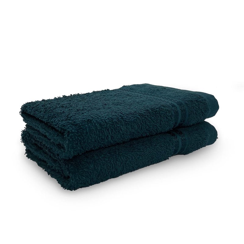 Welspun 100% Cotton Hand Towel Anti Bacterial Bright Colours HIGH Absorbency (Solid 40CMX60CM)-Teal - Image 1
