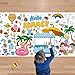 OHOME Summer Giant Coloring PosterTablecloth Summer Decorations 30 x 72 Inches Jumbo Paper Coloring Banner Kids Crafts Gifts Toys Games Ice Cream Party Decorations Arts Crafts Supplies - Image 3