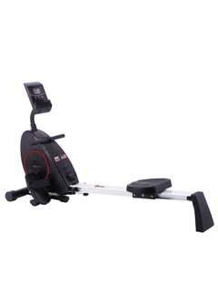 PowerMax Fitness PowerMax Fitness® RH-250 Foldable Rowing Machine for Full Body Workout at Home Gym [8 levels Magnetic Resistance, LCD Display, Max User weight 120kgs] Rower for Cardio & Strength Training Equipment  - Image 1