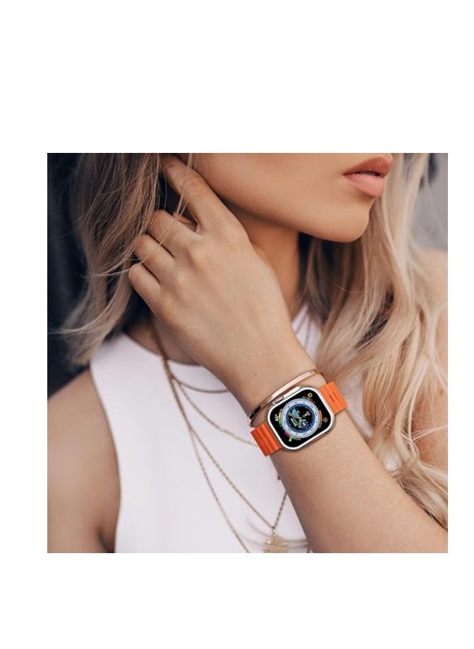 adhomax - New 2025 T800 Ultra Smart Watch, Series 8, Elegant Design 1.99", Infinite Display, Fitness Tracker, Heart Rate, Oxygen Monitor, Calls, Wireless Charging, Works With IOS, android for men, women - Image 1