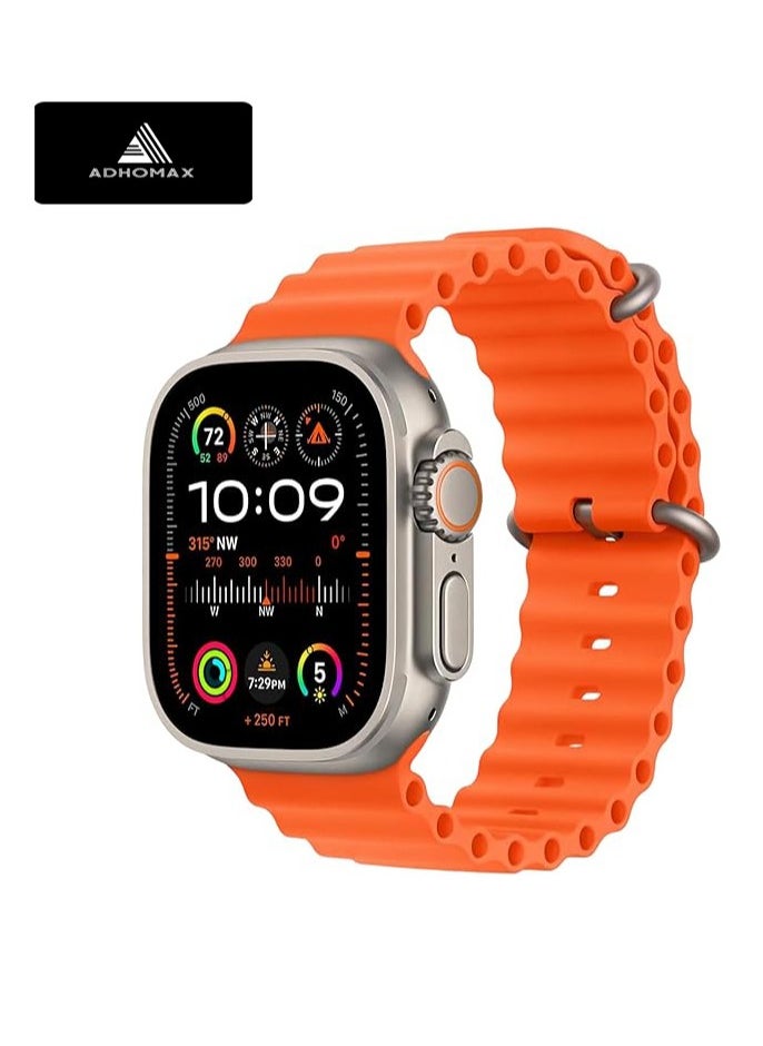 adhomax - New 2025 T800 Ultra Smart Watch, Series 8, Elegant Design 1.99", Infinite Display, Fitness Tracker, Heart Rate, Oxygen Monitor, Calls, Wireless Charging, Works With IOS, android for men, women - Image 1