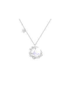 BaObAo S925 Silver Butterfly Necklace for Women p7 April light butterfly necklace