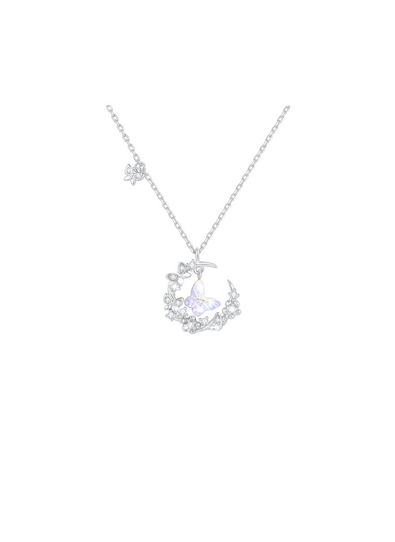 Generic - BaObAo S925 Silver Butterfly Necklace for Women p7 April light butterfly necklace - Image 1
