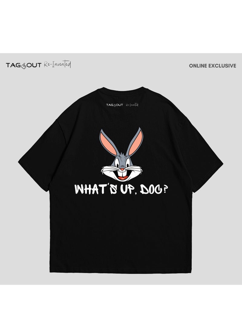 TAG OUT Unisex Summer Oversized Loose T-shirt Drop Shoulder Boxy Fit  - Image 1