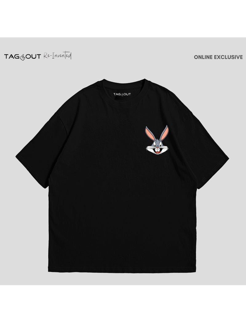 TAG OUT Unisex Summer Oversized Loose T-shirt Drop Shoulder Boxy Fit  - Image 2