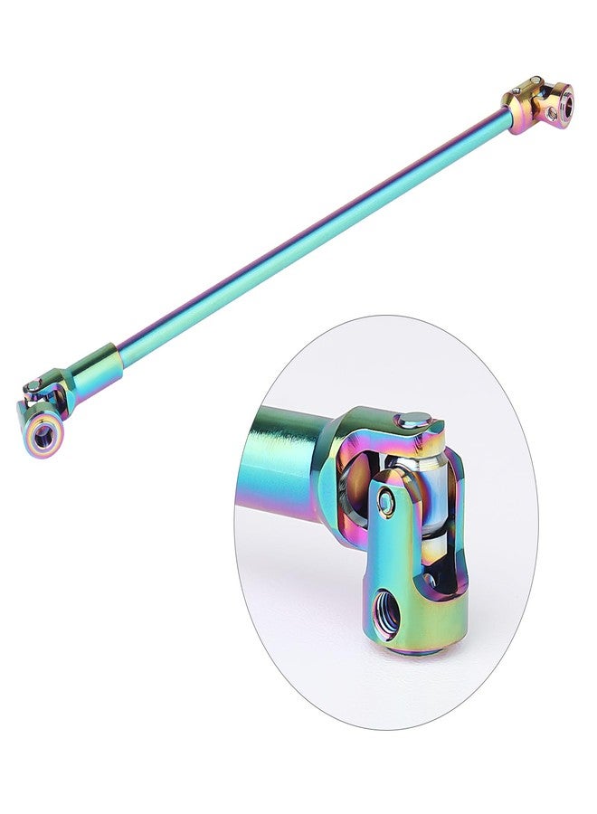 Hobbyfire Cut to Length Drive Shaft Stainless Steel 232-248mm Universal Joint Driveshaft for 1/10 RC Crawler Axial SCX10 Capra TRX4 Redcat Gen8 Gen7 Upgrades Parts(Rainbow) - Image 3