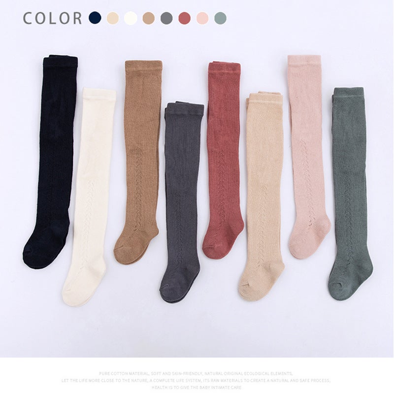 Spanish Style Thin Hollow Mesh Infant And Toddler Leggings Wheat Ear Transfer Pantyhose - Image 3