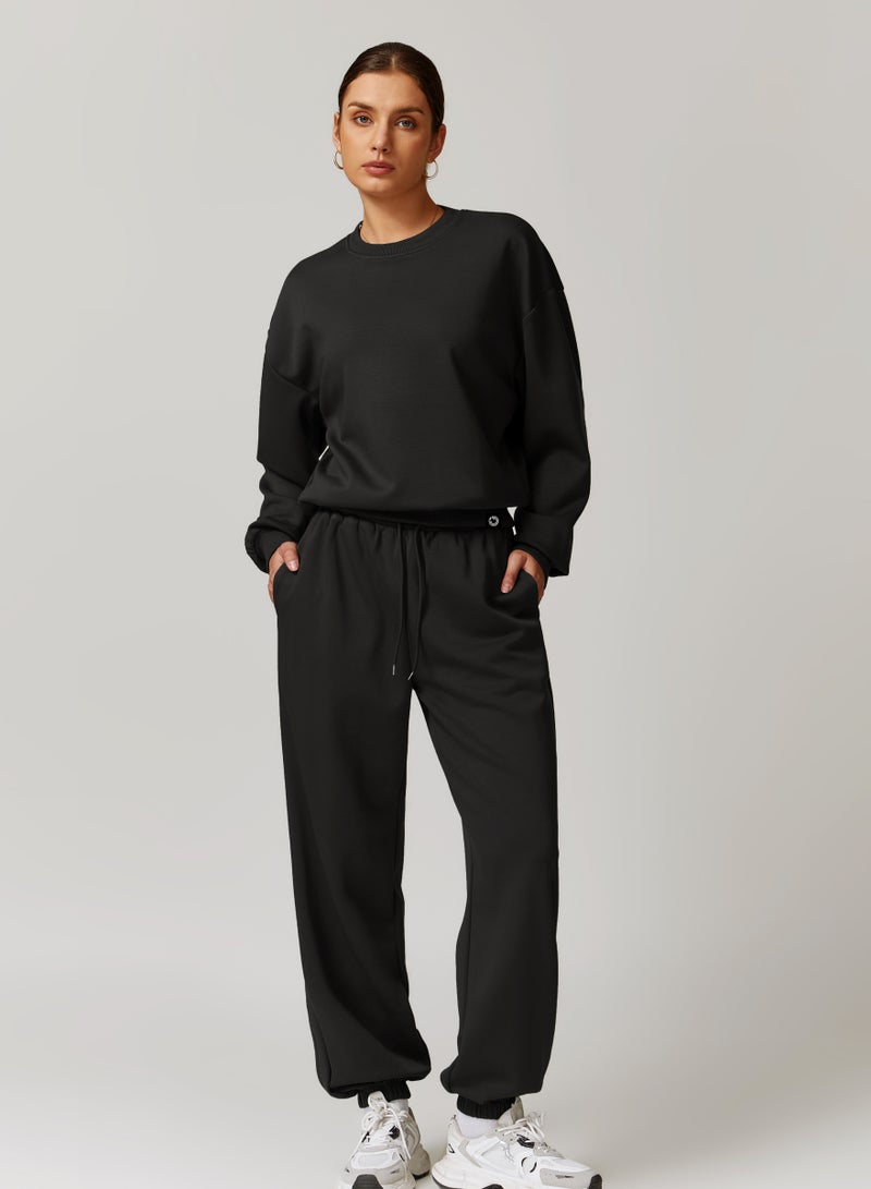 KAWN.YOGA Womens Loose Fit Light Sweatshirt - Image 1