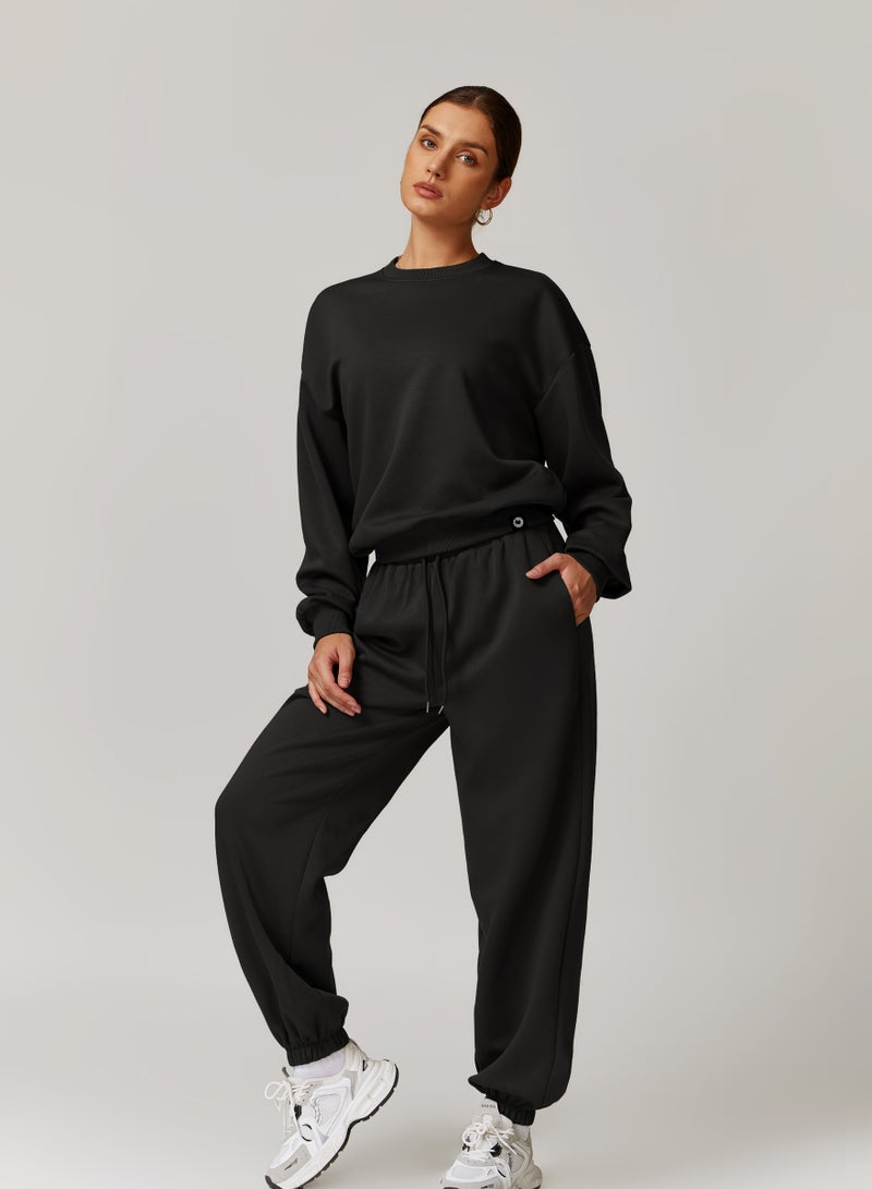 KAWN.YOGA Womens Loose Fit Light Sweatshirt - Image 3