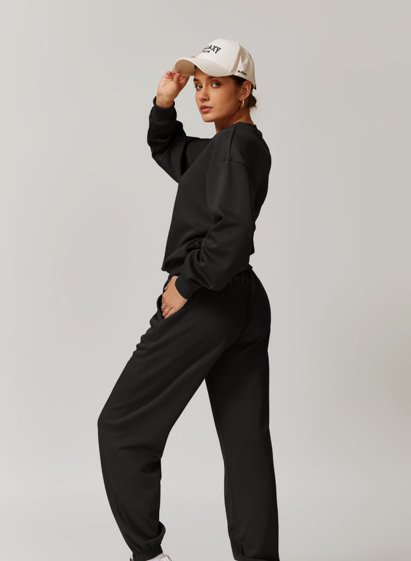 KAWN.YOGA Womens Loose Fit Light Sweatshirt - Image 4