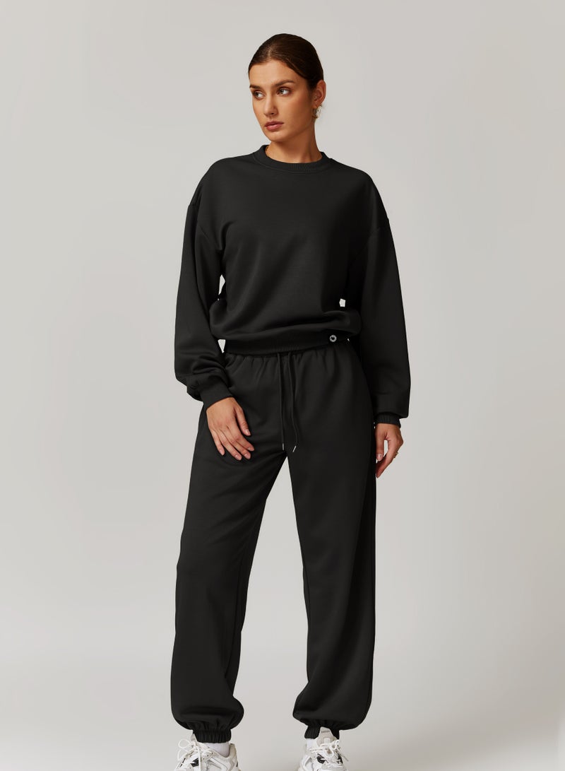 KAWN.YOGA Womens Loose Fit Light Sweatshirt - Image 2