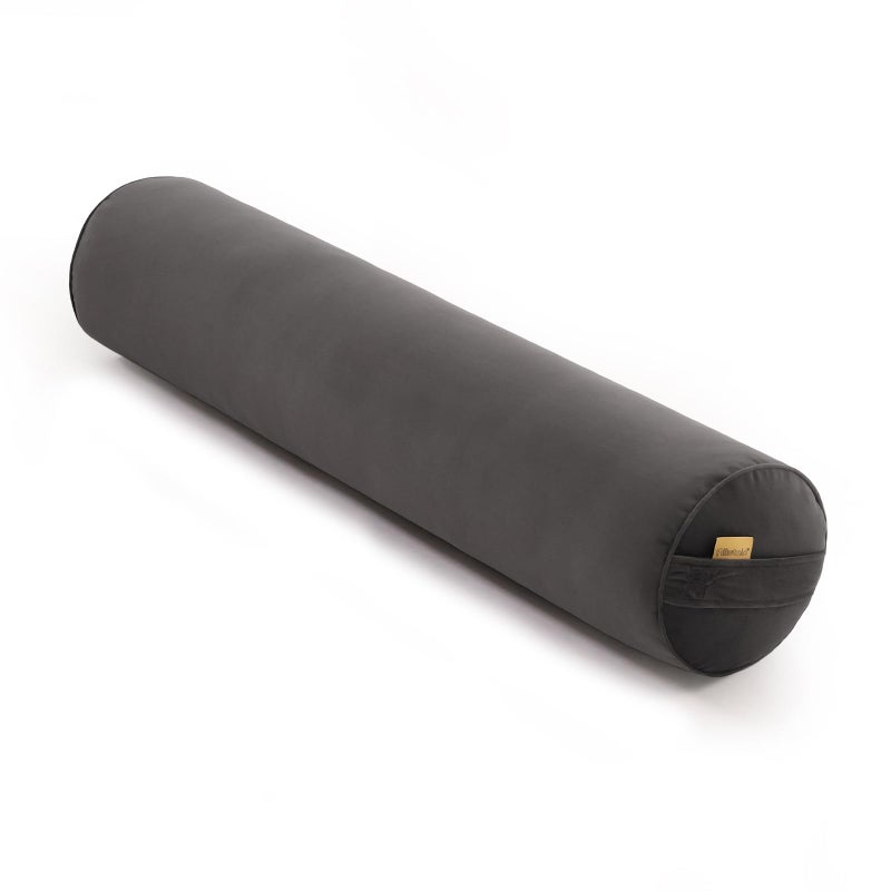 Ailuteie Body Pillow for Adults,Long Round Pillow,Big Cylindrical Pillow,Large Full Bolster Pillows for Side Sleepers (Steel Gray, 39.37"*7.87") - Image 1