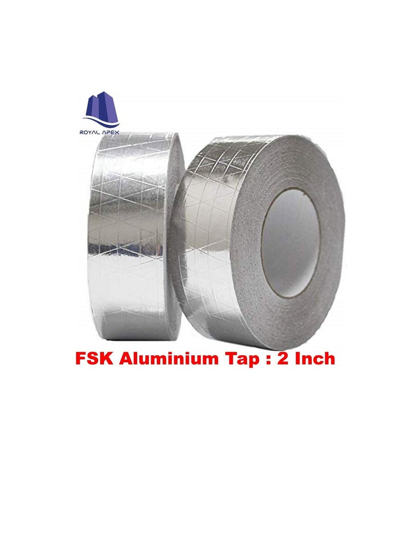Multi purpose Strong Aluminium Foil Adhesive Insulation Tape for Roof Leak Surface Crack Window Sill Gap Pipe Rupture Boat Sealing, - Image 2