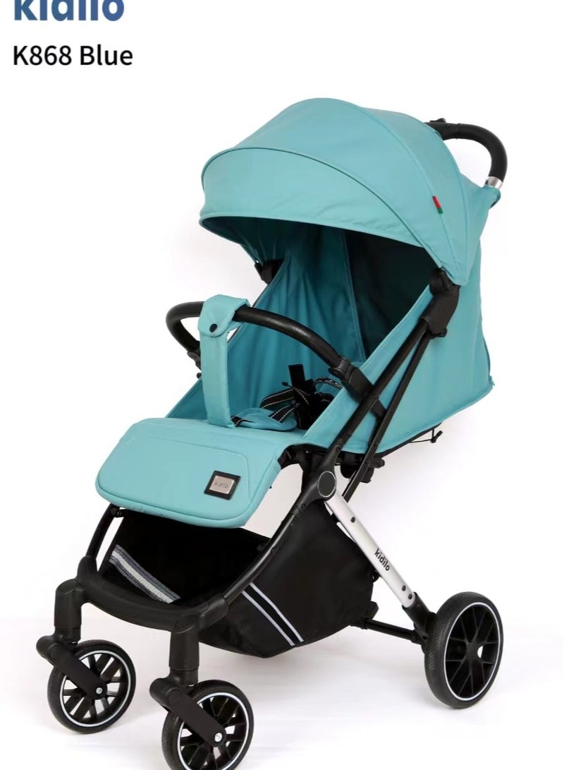 kidilo Travel and Hiking Stroller, Lightweight and Easy to Fold -  with bag  code (k868)  ( Stroller weight 7.2 KG ) - Image 2