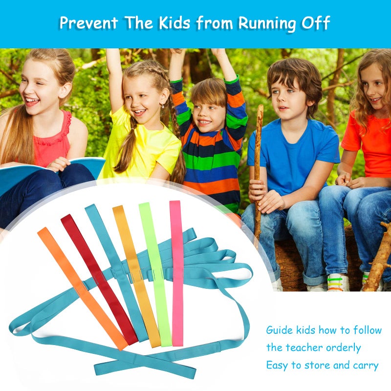 Winspeed Preschool Walking Rope for Daycare, Colorful Safety Walking Rope for Student With Handles - Image 2