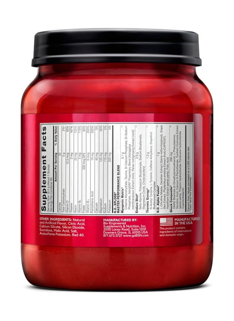 BSN - Bsn No Xplode 60 Servings Fruit Punch Flavor - Image 1