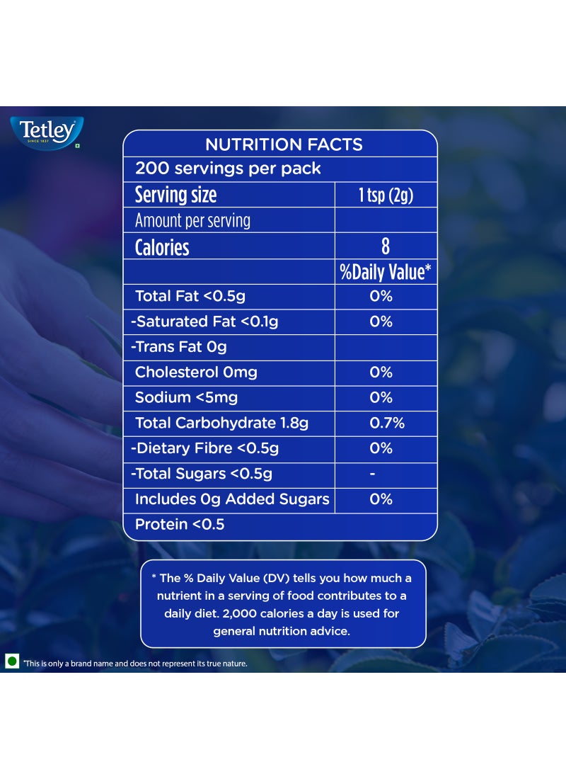 Tetley شاي أسود ذهبي سائب 400 جرام - Image 3