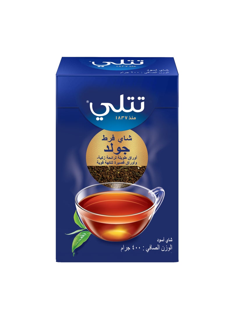Tetley شاي أسود ذهبي سائب 400 جرام - Image 2