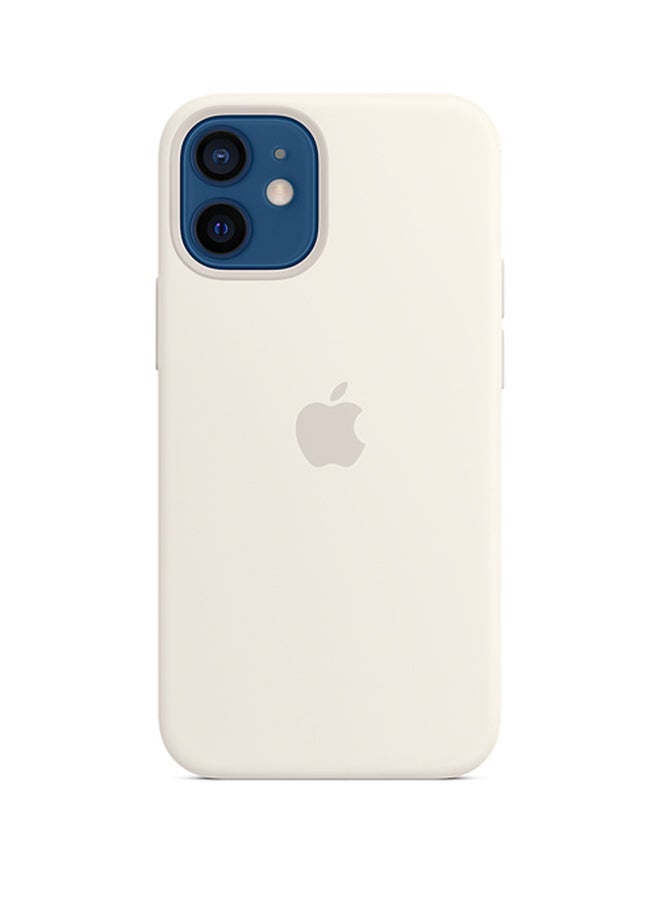 iPhone 12 mini Silicone Case with MagSafe White