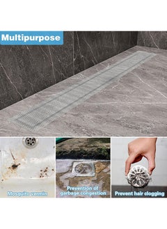 Generic Shower Drain Hair Catcher Mesh Sticker,Cutable Drain Catcher Anticlogging Filter Sticker,Shower Drain Adapter Hair Stopper,Drain Cover To Catch Hair For Kitchen Bathroom Floor  - Image 3