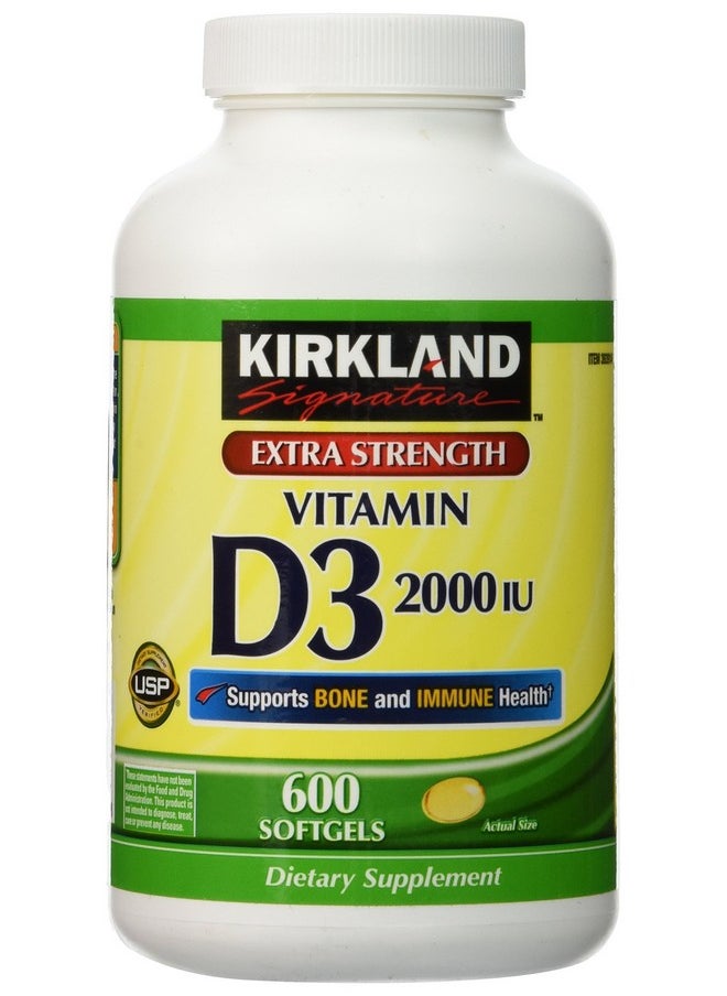 Kirkland Extra Strength Vitamin D-3 2000 IU 600 Soft Gels - pzsku/Z780868BFD325FC15DB03Z/45/_/1739863660/3af6a7c5-85e8-4c3e-80f4-a17d4d5f4cc3