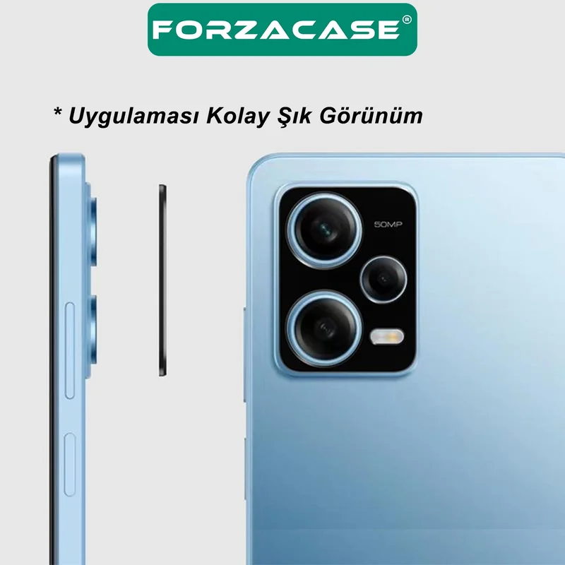 Forzacase Camera Lens Protection Ring Compatible with Xiaomi Poco X6 Pro Black - FC377