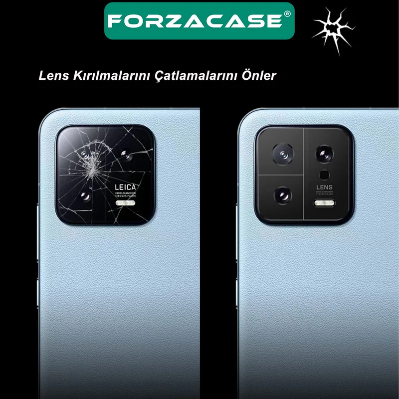 Forzacase Camera Lens Protection Ring Compatible with Xiaomi Poco X6 Pro Black - FC377