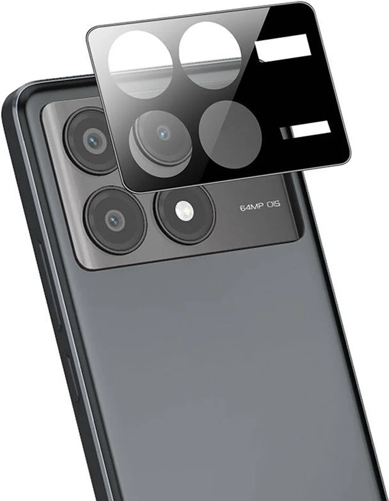 Forzacase Camera Lens Protection Ring Compatible with Xiaomi Poco X6 Pro Black - FC377