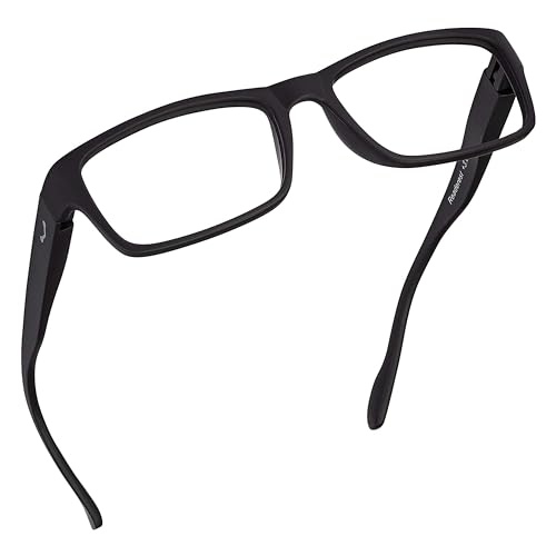 Readerest Blue Light Blocking Glasses - Stylish Computer Eyewear with 1.75 Magnification - UV Protection Vision Aid for Eye Strain and Glare Reduction - Lightweight Frames for Men and Women (Black) - Image 1