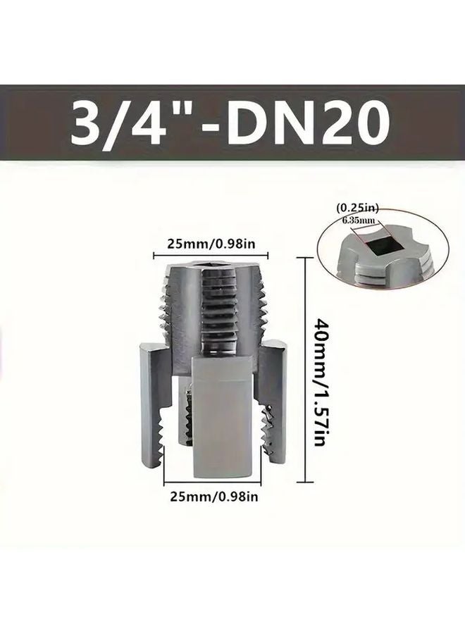 4Pcs Internal External Thread Cutting Tool Set High Hardness Aluminum Alloy Drill Type - Image 5