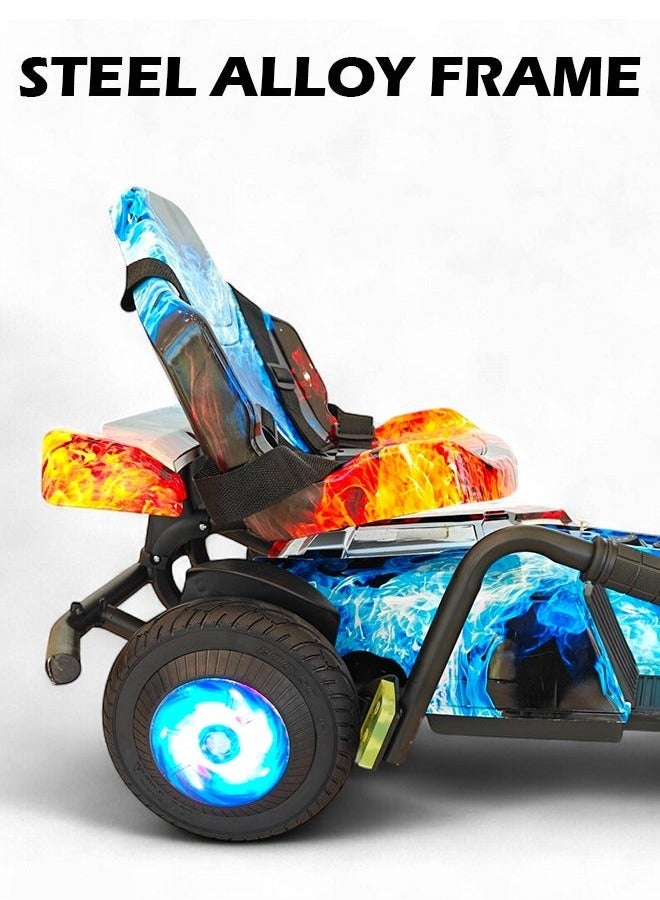 شارد سيارة سباق كهربائية للأطفال بمحرك ٢٥٠ واط، بطارية ٣٦ فولت ٤ أمبير/ساعة، سرعة ٢٠ كم/ساعة، إطارات ٨ بوصات، هيكل من سبائك الفولاذ، زر الرجوع للخلف، عجلات LED، مدة الركوب ٣٥ دقيقة، سيارة سباق رباعية العجلات للأطفال، لعبة ركوب - Image 4