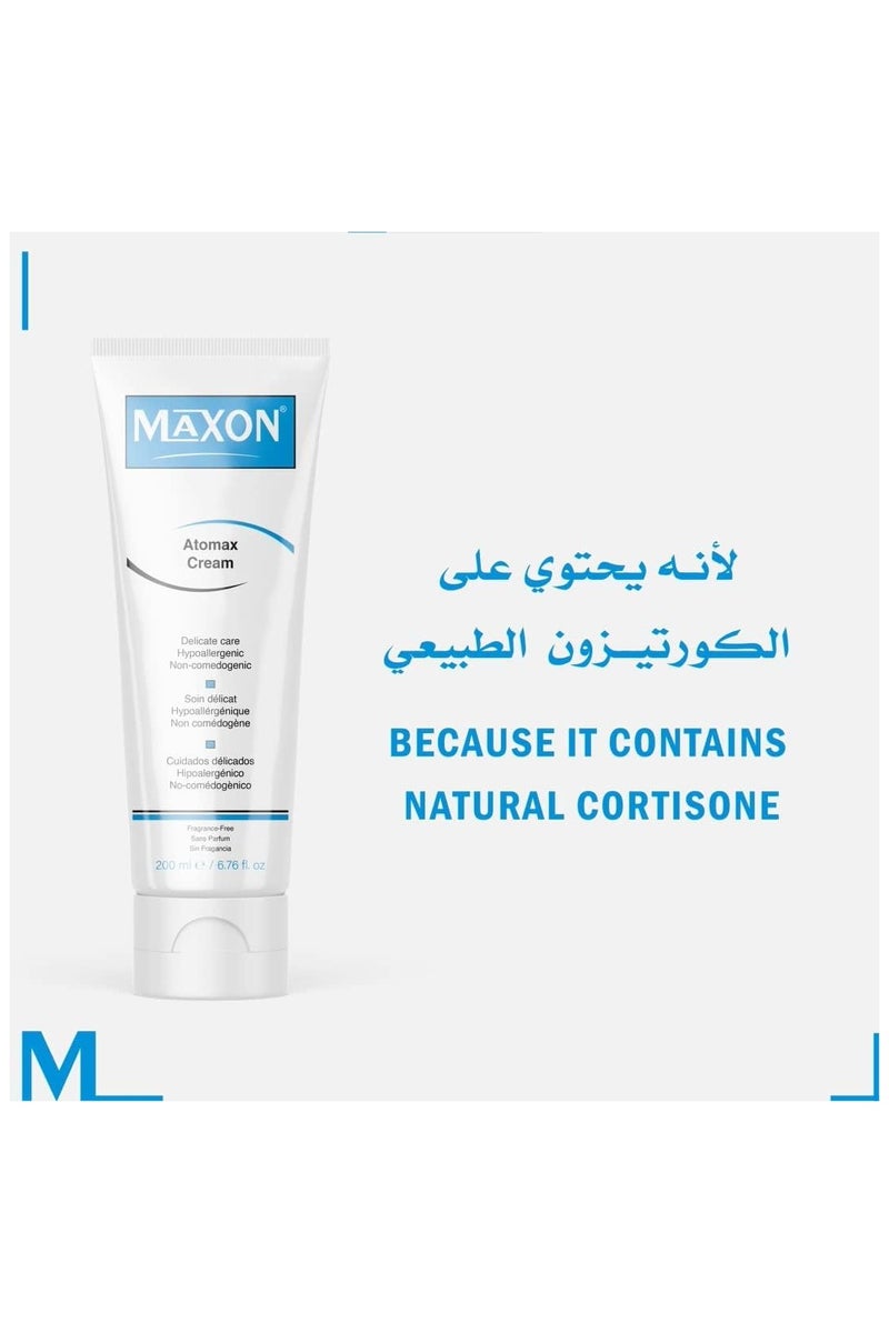 MAX-ON Atomax Repairing Protective Cream â Soothes, Repairs & Purifies Irritated Skin | Fragrance-Free â 200ml - Image 4