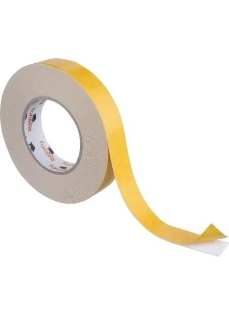 YYB Double Sided Thin Transparent Adhesive Tape 12 mm x 25 mt 2-pack