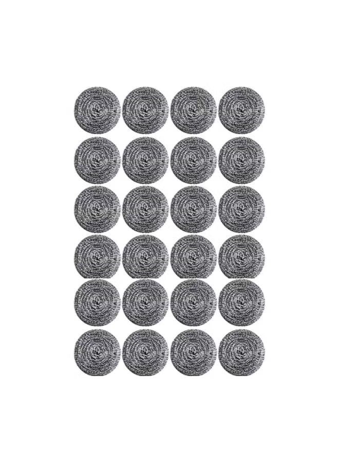 إيروريكس ليفة تنظيف من الستانلس ستيل - عبوة 24 قطعة للتنظيف القوي - Image 1