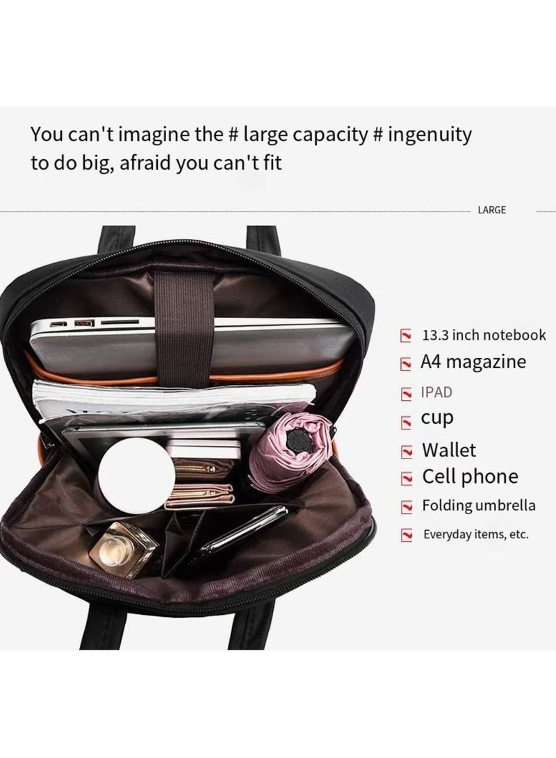 سبورت حقيبة كمبيوتر محمول للرجال والنساء السود - Image 4